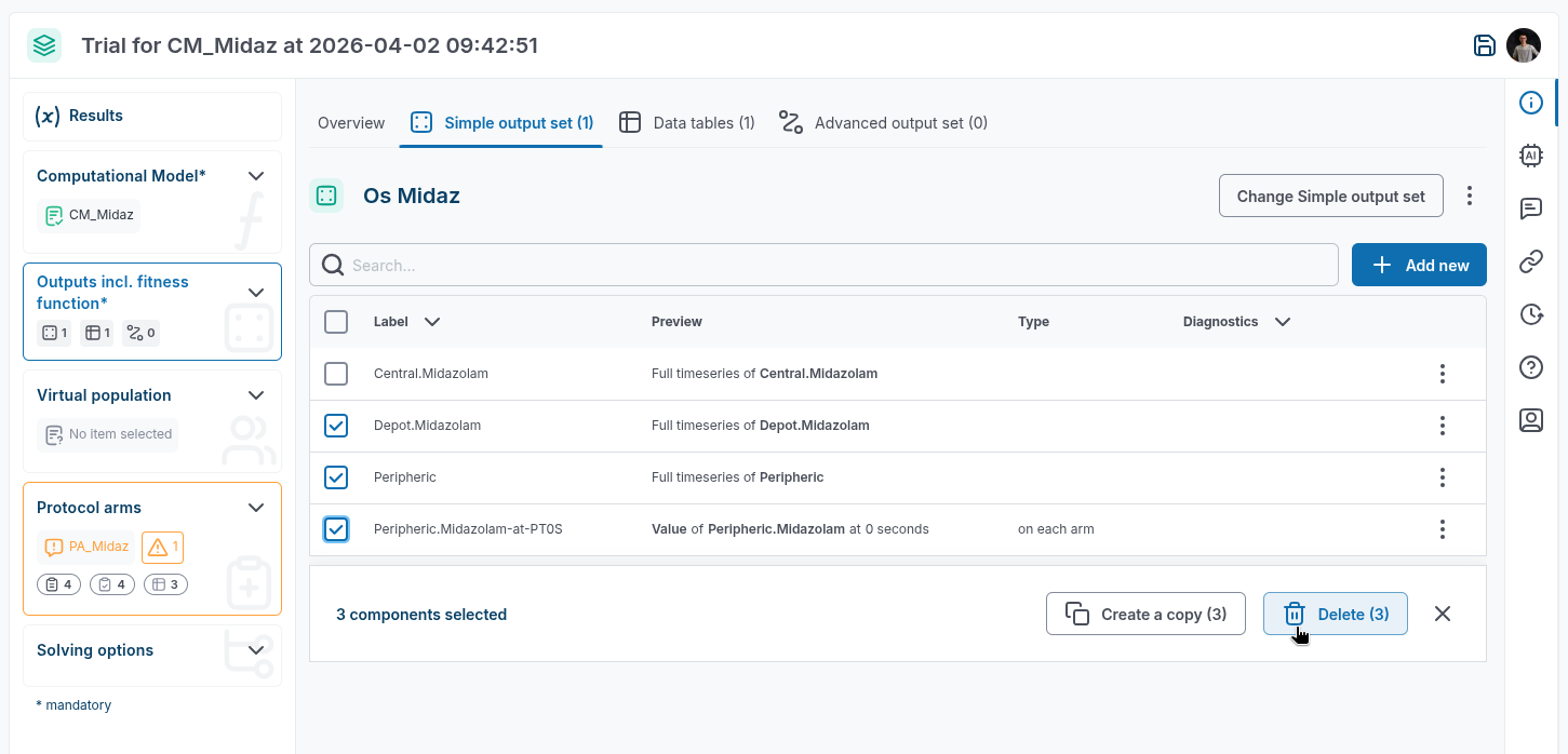 Trial &amp; Protocol update