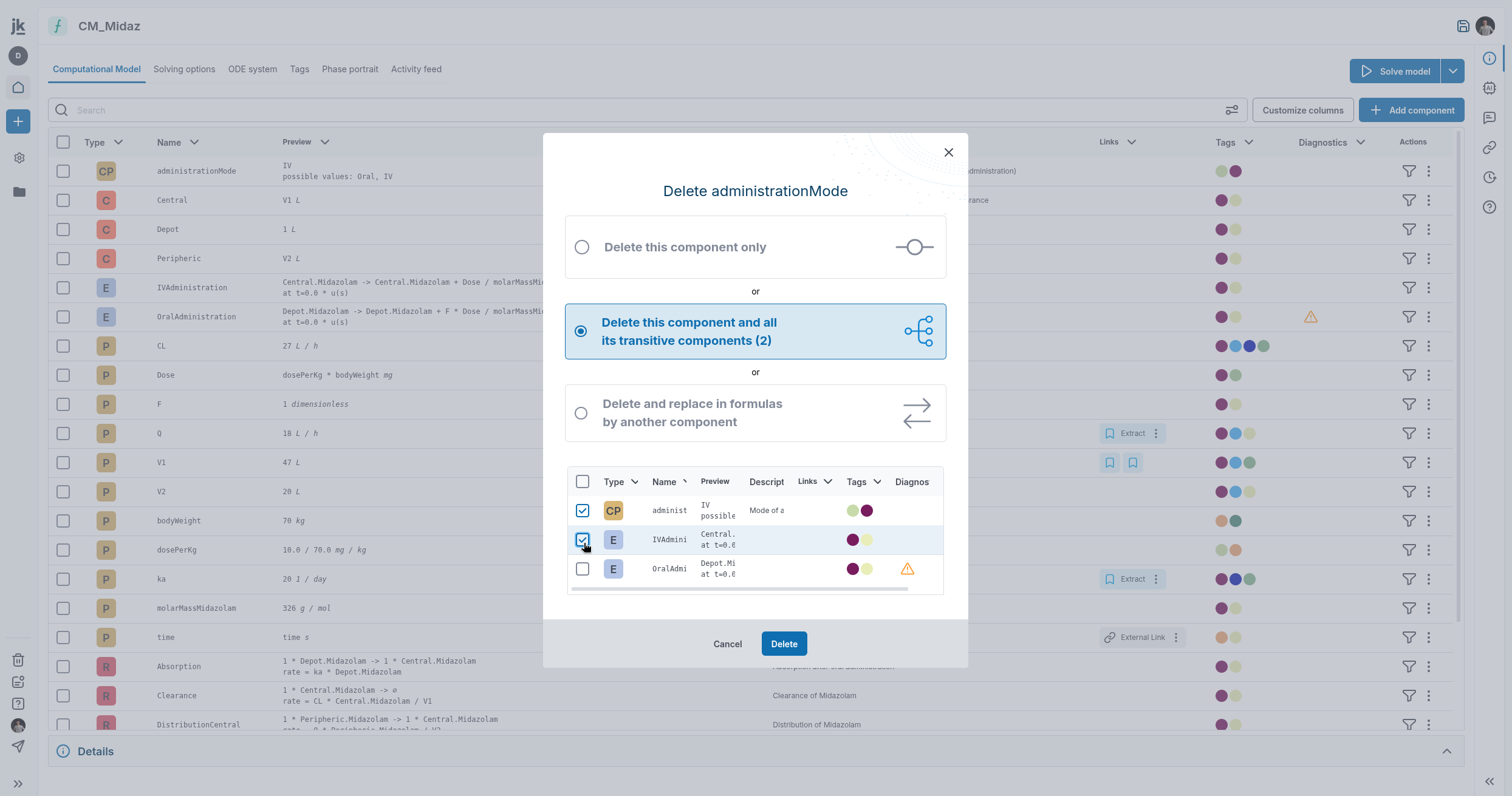 Computational Model update