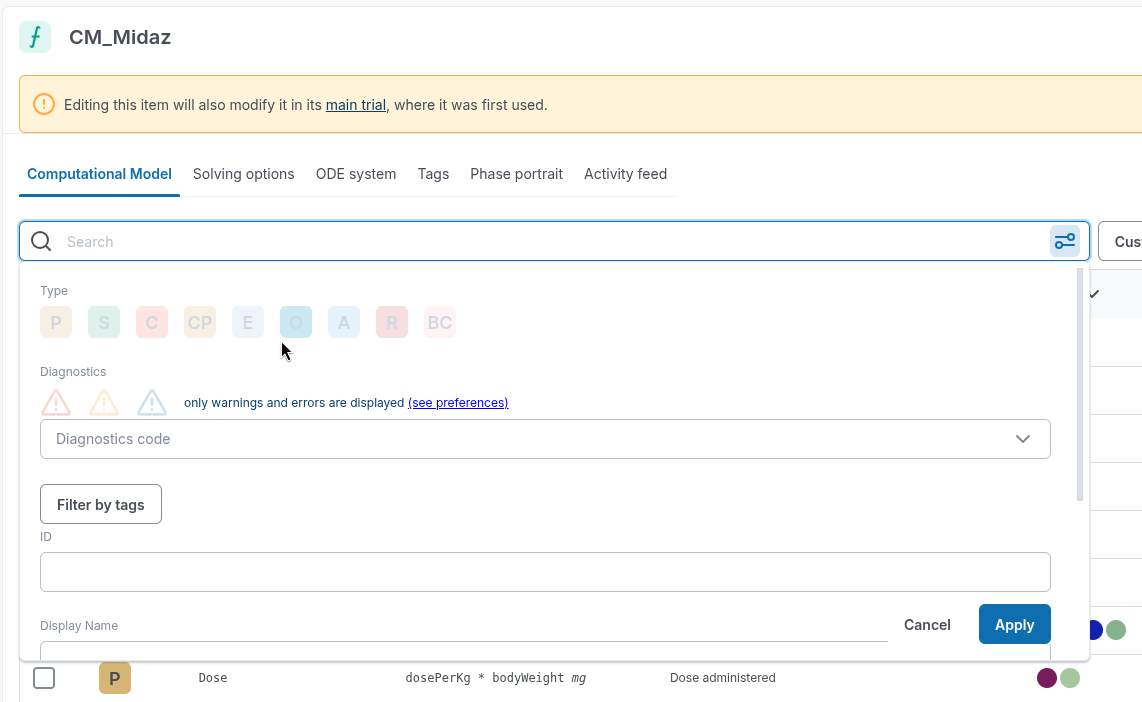Computational Model update