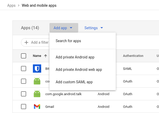 Creating a SAML strategy in Jinkō